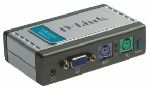 KVM переключатель D-Link KVM-121 Switch with build in cables, Listen t